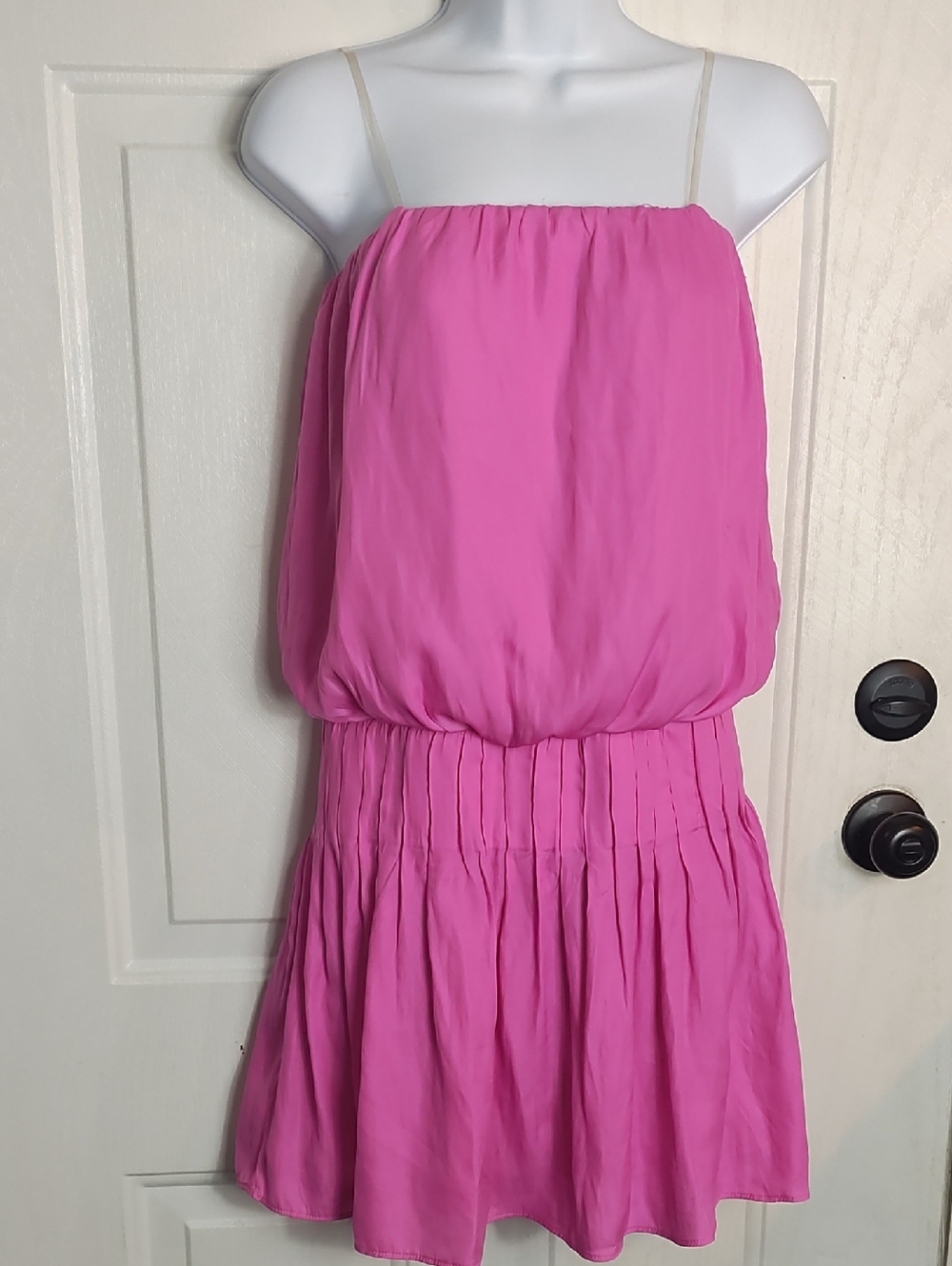 DO+BE Pink Mini Dress with Spaghetti Straps
